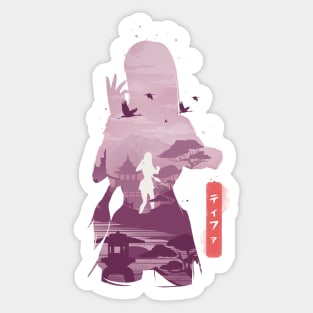 Fighter Girl Sticker